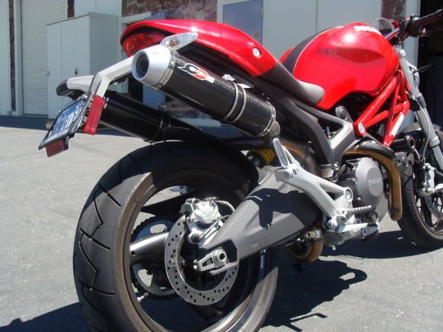 monster 696 exhaust